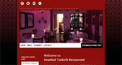 Desktop Screenshot of istanbulturkishrestaurant.com